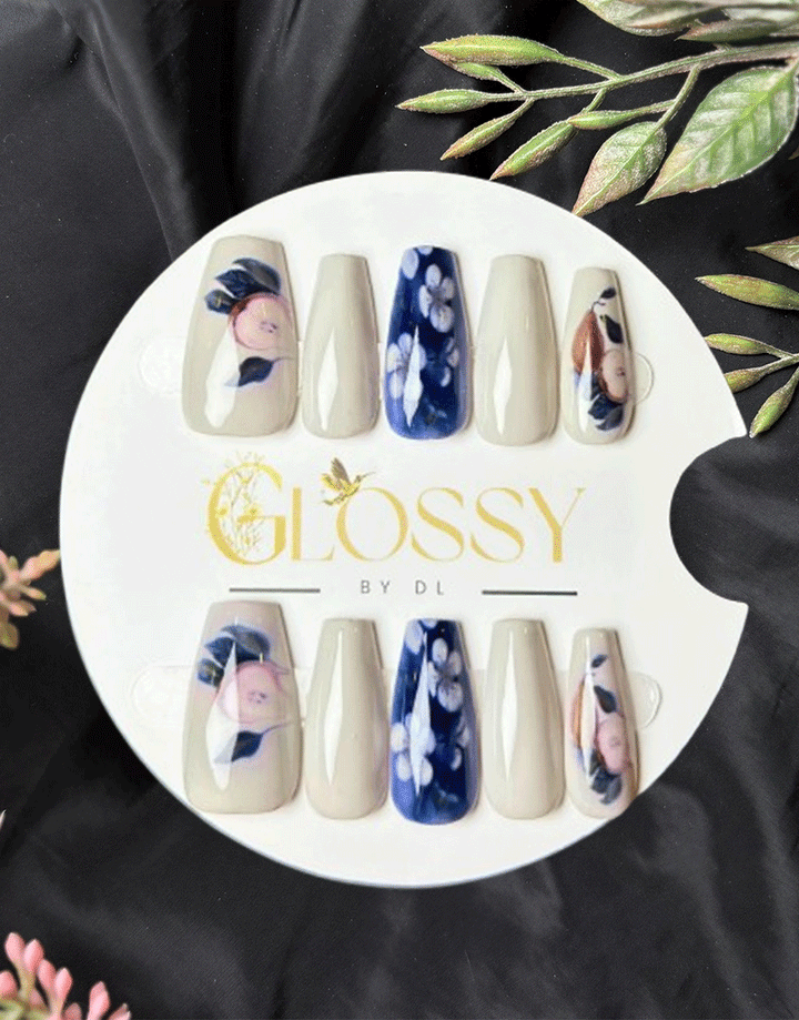 GDL Nail Art-Ivory Orchard