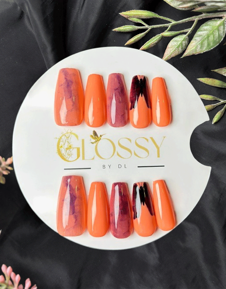 GDL Nail Art-Coral Rush