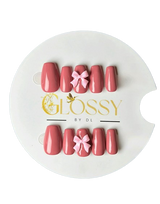 GDL Nail Art-Blush & Bows