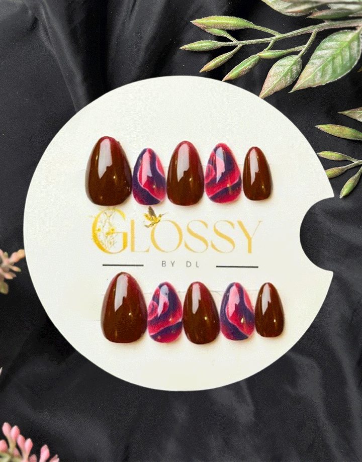 GDL Nail Art-Rosy Ember