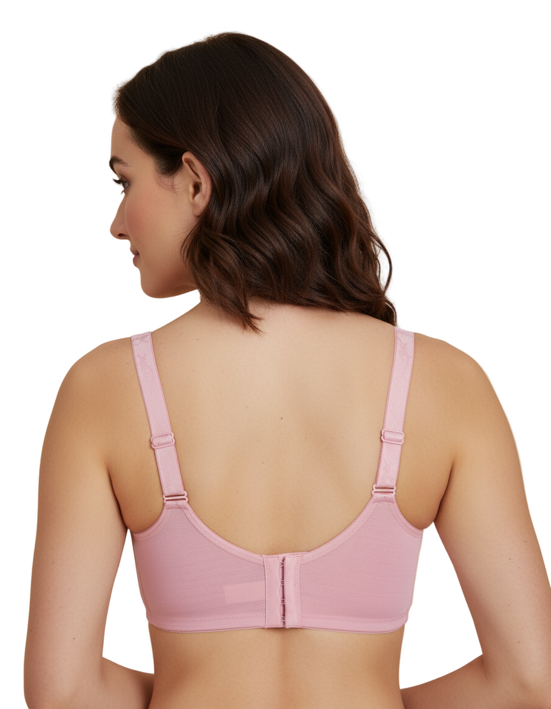 FASHION LACE POST SURGICAL BRA WITH POCKETS- PURPLE