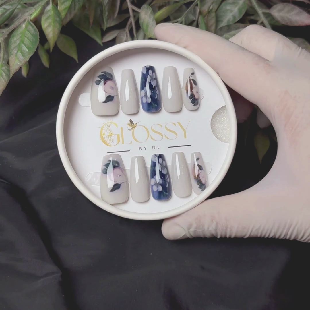 GDL Nail Art-Ivory Orchard