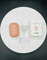 Losha Menstrual Cup WITH CupMate Sterilization Box-WHITE