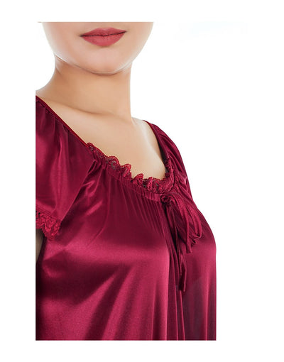 Losha Full Length Cap Sleeve Nighty
