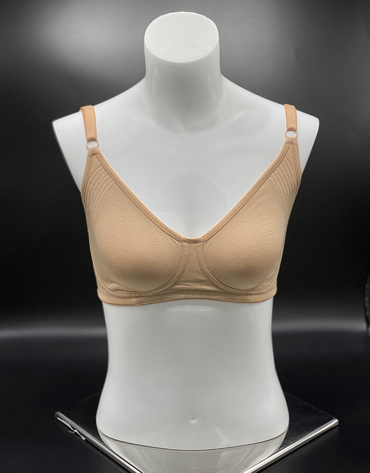 LOSHA COTTON DOUBLE LAYERED ENCIRCLE BRA-SKIN