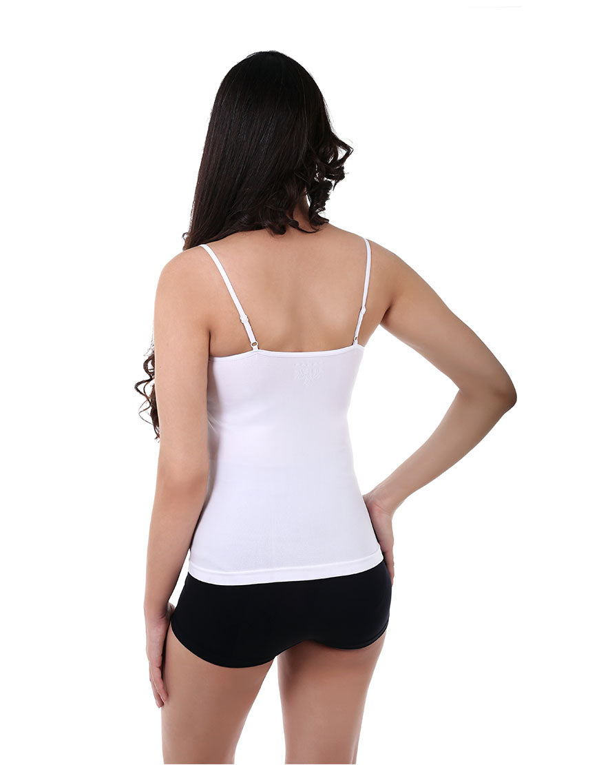 SEAMLESS CAMISOLE-WHITE