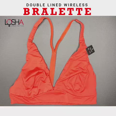 DOUBLE LINED WIRELESS BRALETTE