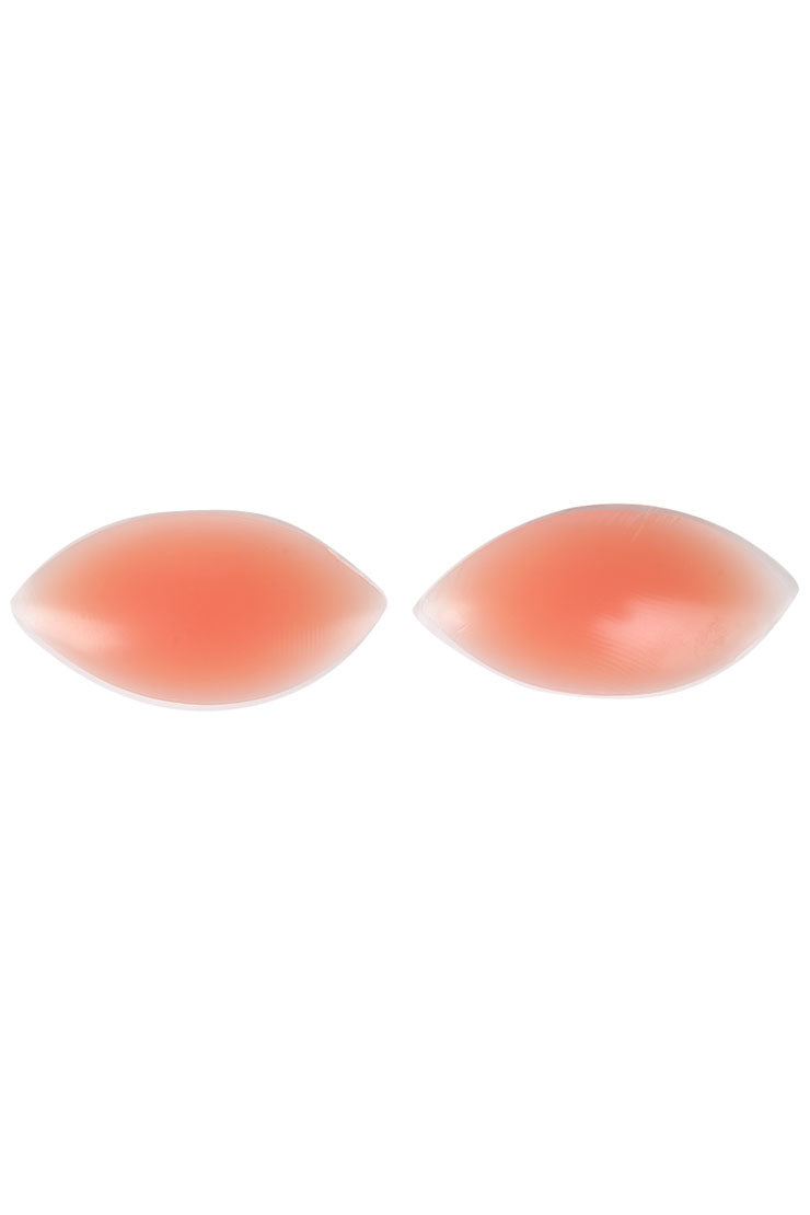 Silicone Almond Shaped Breast Enhancers- Nude