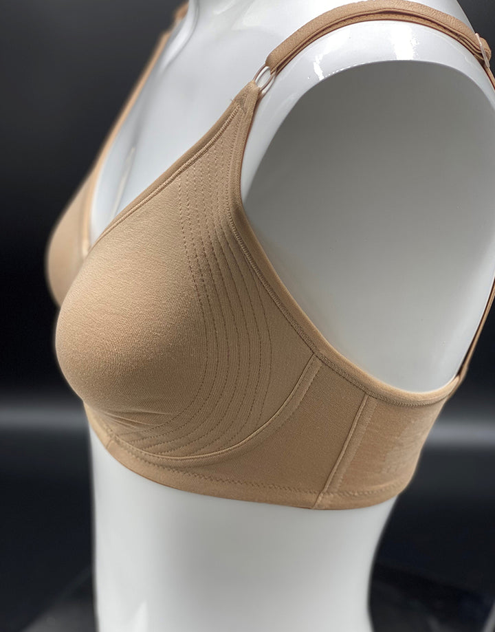 LOSHA COTTON DOUBLE LAYERED ENCIRCLE BRA-SKIN