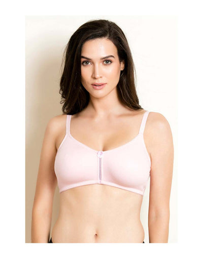 LOSHA DOUBLE LAYERED WIRE-FREE BRA WITH HIGH MID PANEL-FAIRYTALE