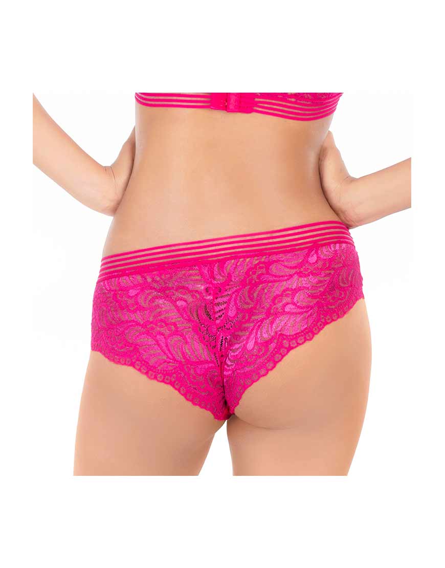 Sparkle Lace Set-Bright Rose