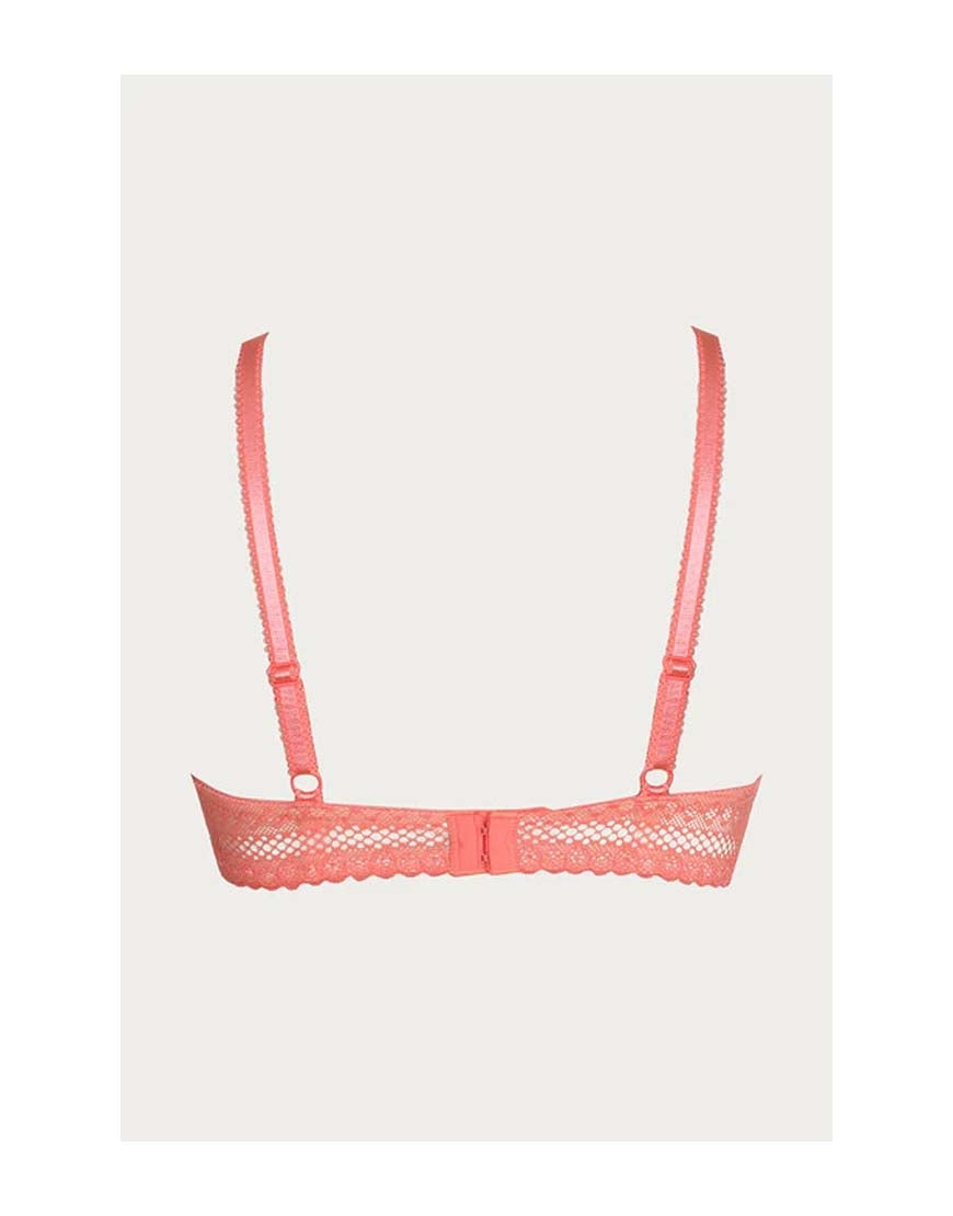 LOSHA BUTTER CUPS LIGHTLY PADDED T-SHIRT BRA-CORAL