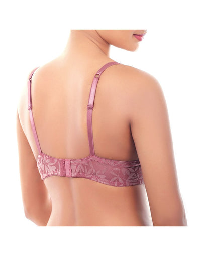 PACK OF 2 SELF FLOCKED MESH PUSH UP BRAS
