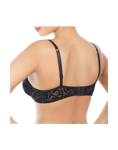 PACK OF 2 SELF FLOCKED MESH PUSH UP BRAS