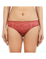 ZEN SERIES BIKINI BRIEF-MERLOT