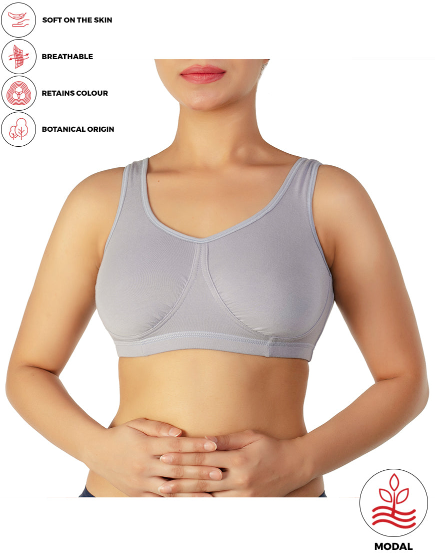 DOUBLE LAYERED MODAL STAY AT HOME / MATERNITY / SLEEP BRA-EVENTIDE