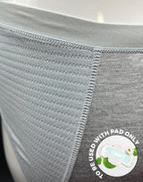 TRIPLE LAYERED LEAK PROOF PERIOD PANTY-GREY