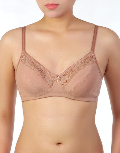 BLS - Calantha Non Wired And Non Padded Cotton Bra - Skin – Makeup City  Pakistan