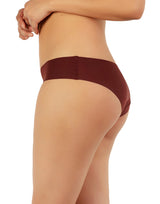 LOSHA NO PANTY LINES LASER CUT BIKINI BRIEF SUN-DRIED TOMATO