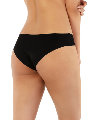 LOSHA NO PANTY LINES LASER CUT BIKINI BRIEF – BLACK