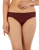LOSHA NO PANTY LINES LASER CUT BIKINI BRIEF SUN-DRIED TOMATO
