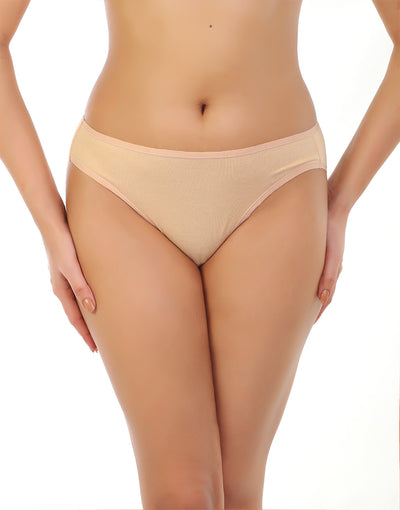Losha super soft cotton Bikini briefs-TOASTED ALMOND