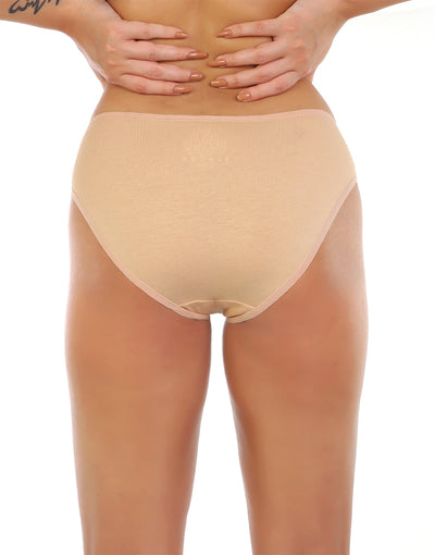 Losha super soft cotton Bikini briefs-TOASTED ALMOND