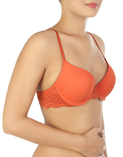 PACK OF 2 WIRED PUSH-UP BRAS WITH LACE WINGS-KOI