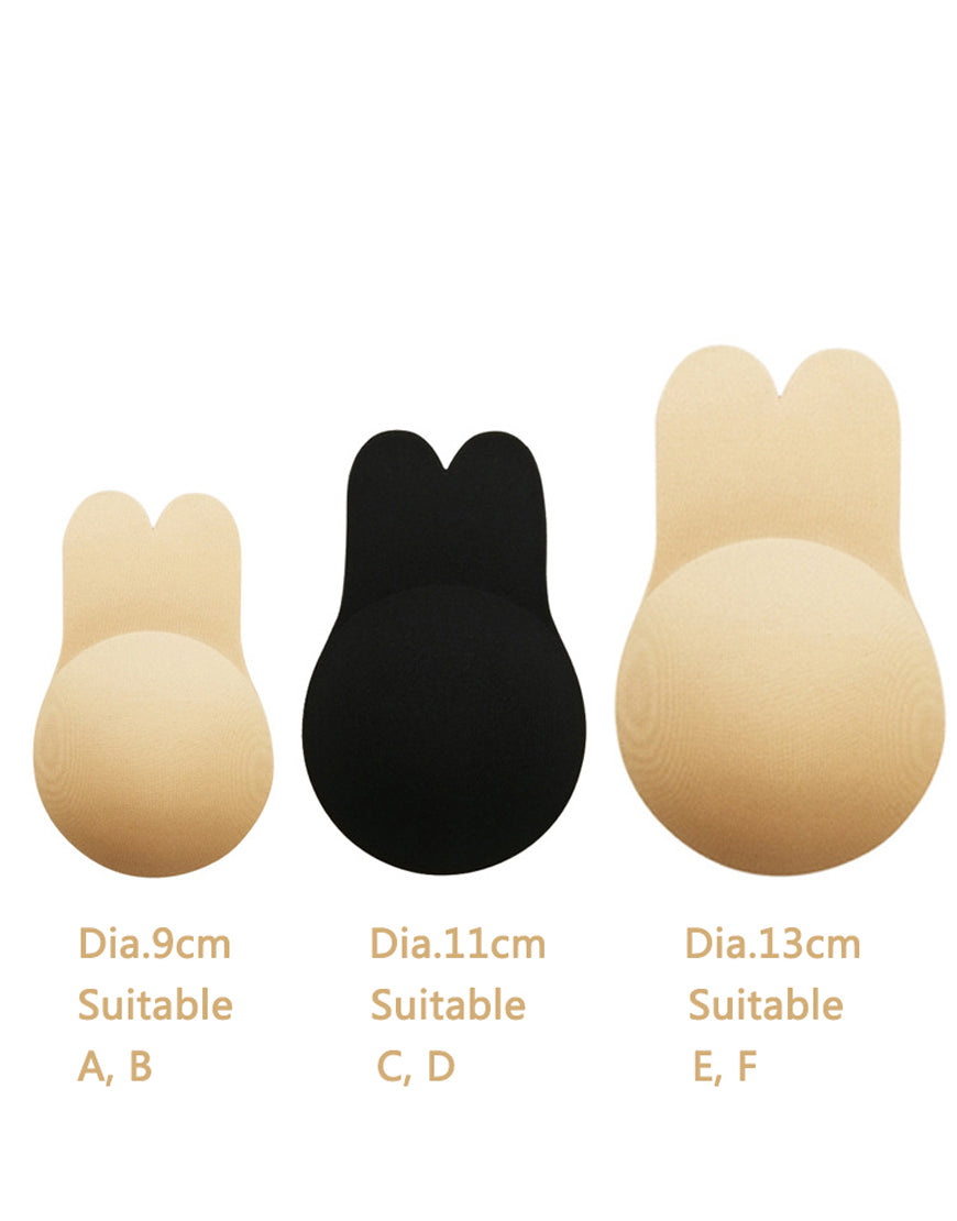 SELF ADHESIVE RABBIT BRA FOR BREAST LIFTBLACK Losha