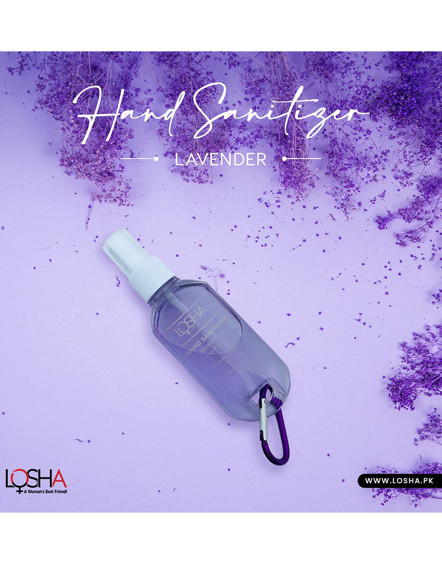 Losha Hand Sanitizer 60 ml Ethyl Alcohol 96% v/v- Lavender
