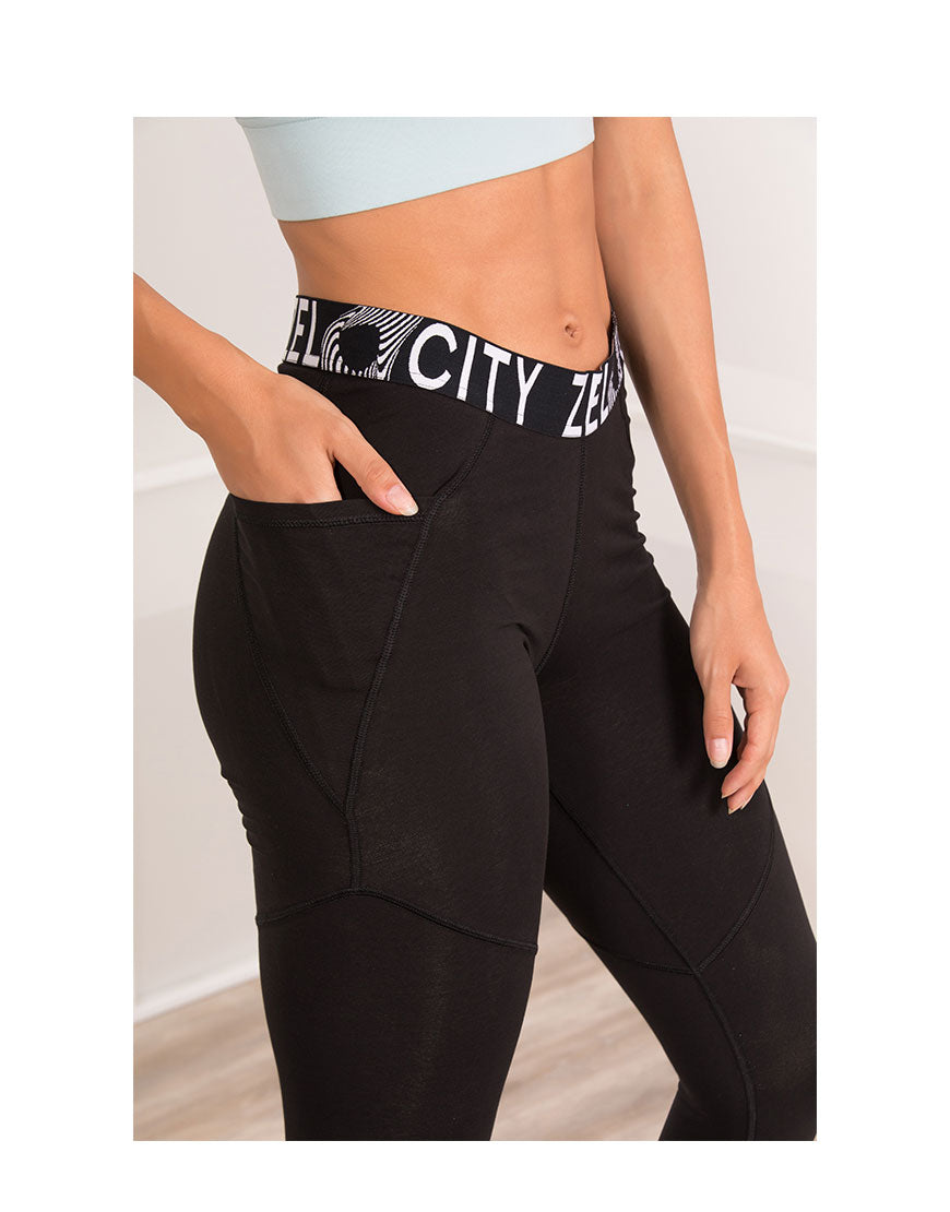 Losha Active Black Tights