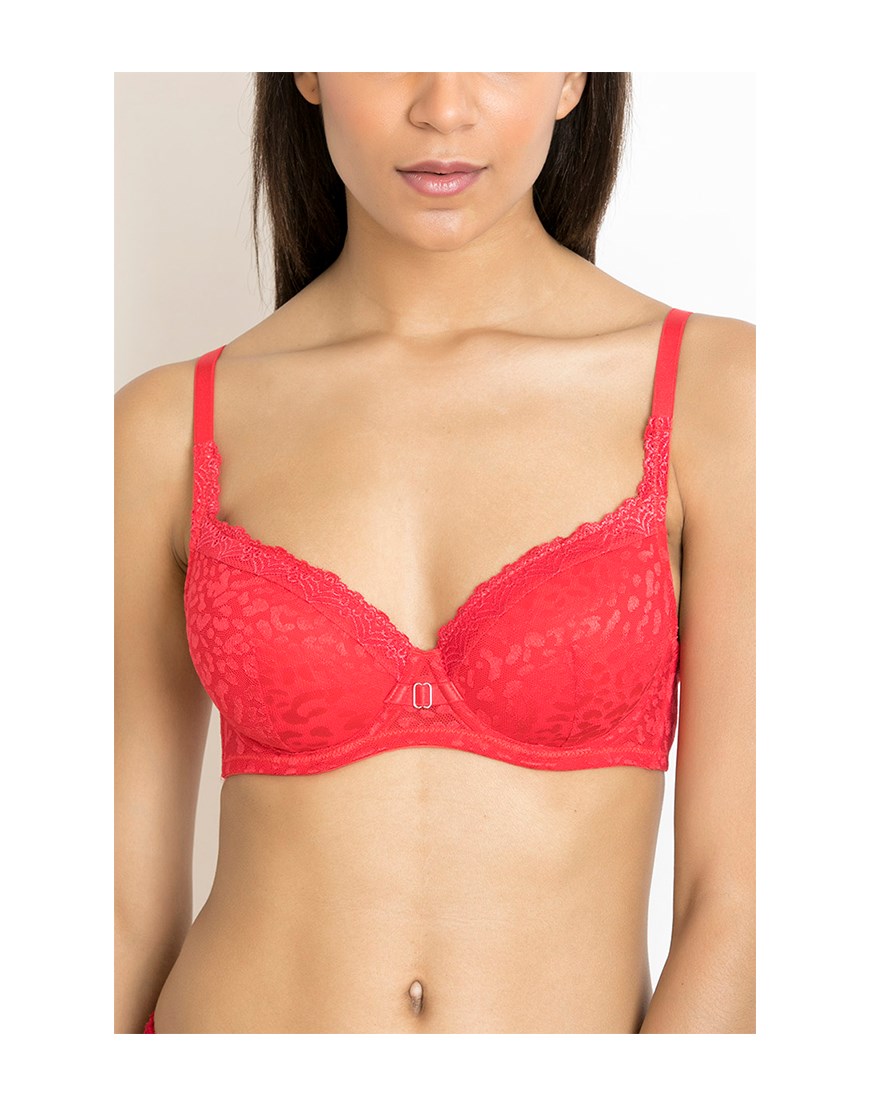LOSHA LUXE LACE DOUBLE LAYERED WIRED BRA-BITTERS SWEET