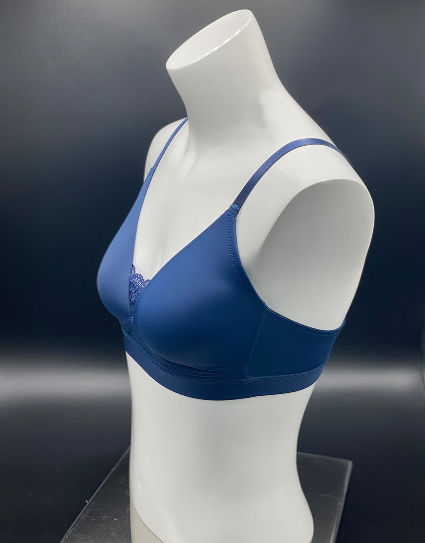LIGHTLY PADDED NON WIRED T SHIRT BRA-SARGASSO SEA