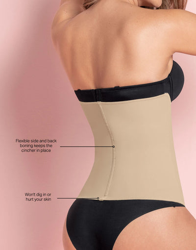 LEONISA LATEX-FREE SCULPTING WAIST CINCHER